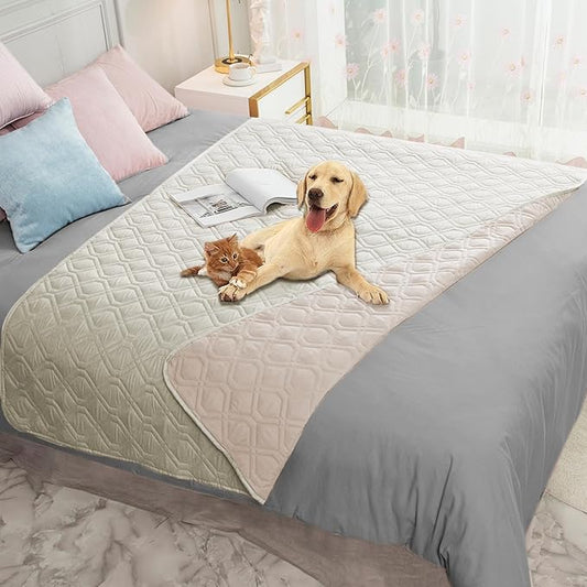 Ameritex Waterproof Dog Bed Cover Pet Blanket for Furniture Bed Couch Sofa Reversible by Ameritex