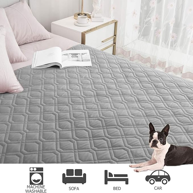 Ameritex Waterproof Dog Bed Cover Pet Blanket for Furniture Bed Couch Sofa Reversible - Image 4