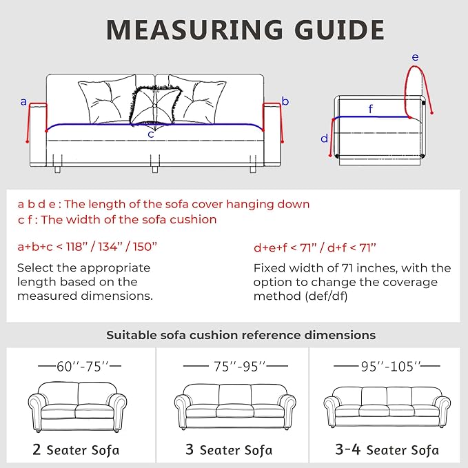 Sherpa Fleece Oversized Couch Cover for 3-4 Cushion Sofa, Beige 71" x 150" - Pet Proof Heavy Duty Scratch Resistant Furniture Cover - Easy Install, Machine Washable - Image 5