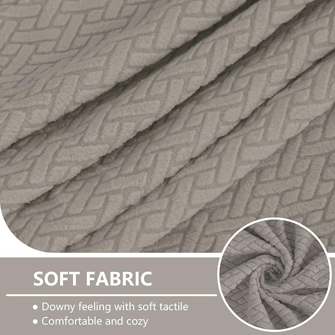 hyha Waterproof Couch Cushion Covers, Anti Slip Sofa Slipcovers for Pets | Waterproof Protection, Thick Jacquard Fabric, Wear Resistant, Anti Slip, Pet Protection (1 Piece for Backrest M) - Image 3