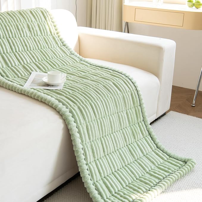 VClife Dog Sofa Cover Non Slip Sofa Cover Washable, Sage Green, 27.6 X 82.7 | Soft Fuzzy Couch Cover for 3 Cushion Couch Sofa Pet Friendly, Scratch Resistant Thick Furniture Protector for Sectional Sofa - Image 8