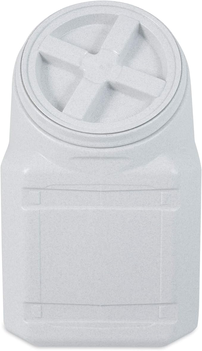 Vittles Vault Traditional Pet Food Storage Container For Dog Kibbles/Bird Seed/Oatmeal/Rice/Flour/Cereal, BPA Free Plastic, Sealed Airtight For Cat Food, Up To 40 lb, Made in USA, With Scoop, Gray - Image 2
