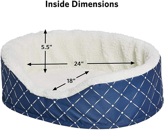 MidWest Homes for Pets CU29BLD Couture Orthopedic Cradle Pet Bed for Dogs & Cats, Medium - Image 3