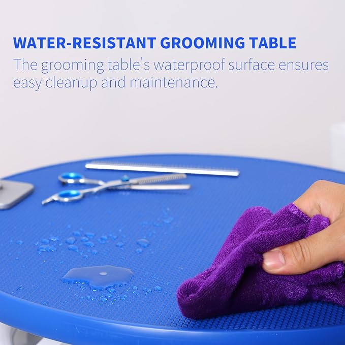 Dog Grooming Table for Dogs At-Home - 360 Rotating Medium Small Dog Grooming Table Adjustable Grooming Arm Includes Grooming Arm, Loop Noose - Image 3