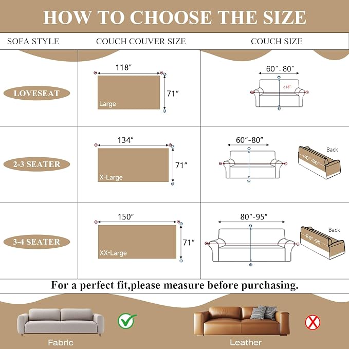 STACYPIK Soft Chenille Vintage Floral Sofa Cover, Washable Beige Black Couch Cover for 3 Cushion Couch, Decorative Couch Protector for Living Room, Loveseat Cover for Sectional with Tassels-71X150IN - Image 3