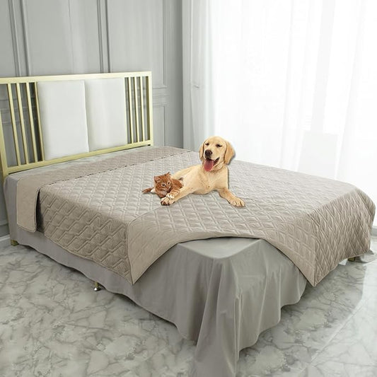 Ameritex Waterproof Dog Bed Cover Pet Blanket for Furniture Bed Couch Sofa Reversible by Ameritex