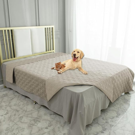 Ameritex Waterproof Dog Bed Cover Pet Blanket for Furniture Bed Couch Sofa Reversible by Ameritex