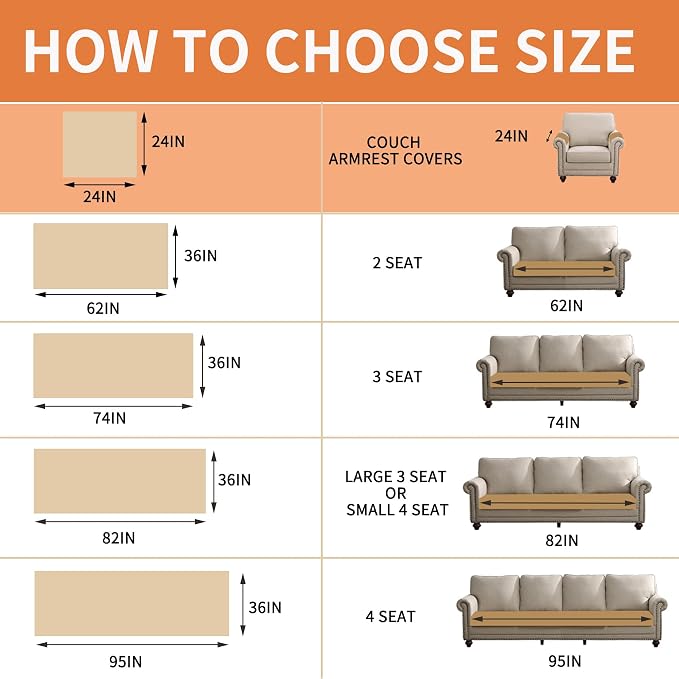 Waterproof Dog Bed Cover Non Slip Couch Covers for Dogs Washable Soft Faux Fur Sofa Cover Couch Covers for 3 Cushion Couch Sofa Pet Friendly (Off White, 24" x 24" 2 Pack) - Image 8