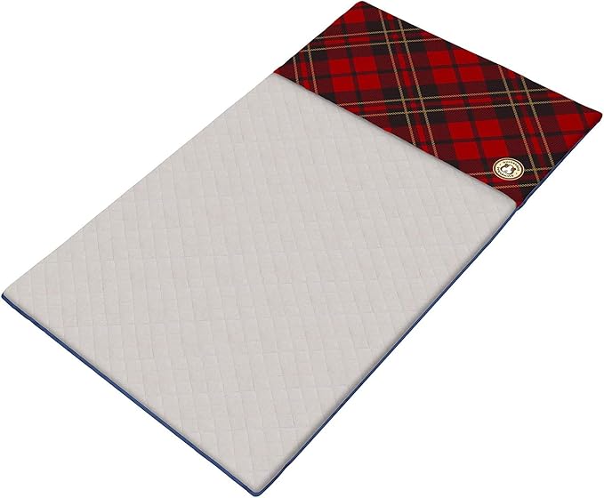 GuineaDad Original Reusable Cage Liner – Plaid Red Fleece Bedding with Burrowing Pocket – Extra Absorbent Core & Waterproof Bottom – Fits C&C 2x4 Guinea Pig Cages – Small Animal Supplies by GuineaDad