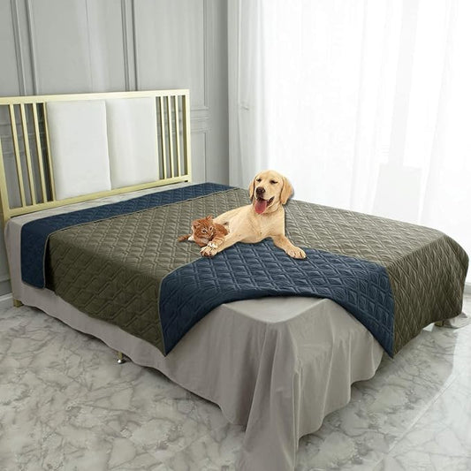 Ameritex Waterproof Dog Bed Cover Pet Blanket for Furniture Bed Couch Sofa Reversible by Ameritex