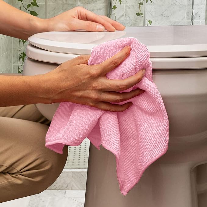 Avalon Towels Microfiber Cleaning Cloths (Value Pack of 48) - Size 16 x 16 Inches, Highly Absorbent Cleaning Rags, Lint Free, Reusable and Washable, Microfiber Towels for Cars - Image 7
