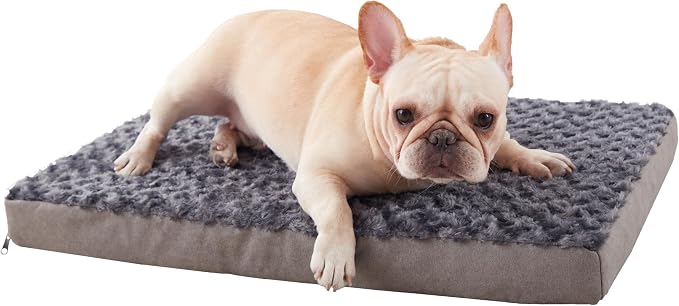 Orthopedic Memory Foam Bed for Medium Dogs, Cooling Crate Mat With Washable, Waterproof Lining, M(29inch,45Lbs) by ABETTERLIFEWITHPET