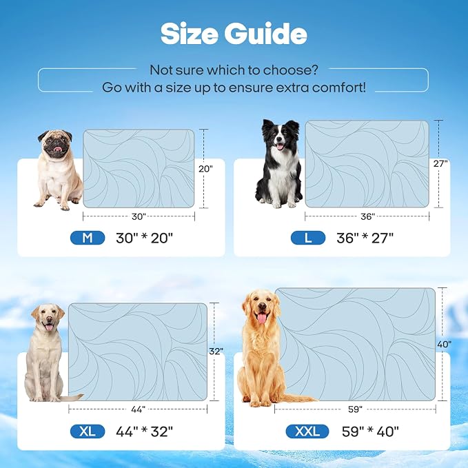 Vagascape Dog Cooling Mat 5.0 Version Built-in Ice Pack, Long-Lasting Cool | 6–8h Cooling, Ultra Thick Soft Vine Pattern Pet Cooling Mat, Washable Foldable Large Cooling Pad for Indoor, 59" x 40" - Image 7
