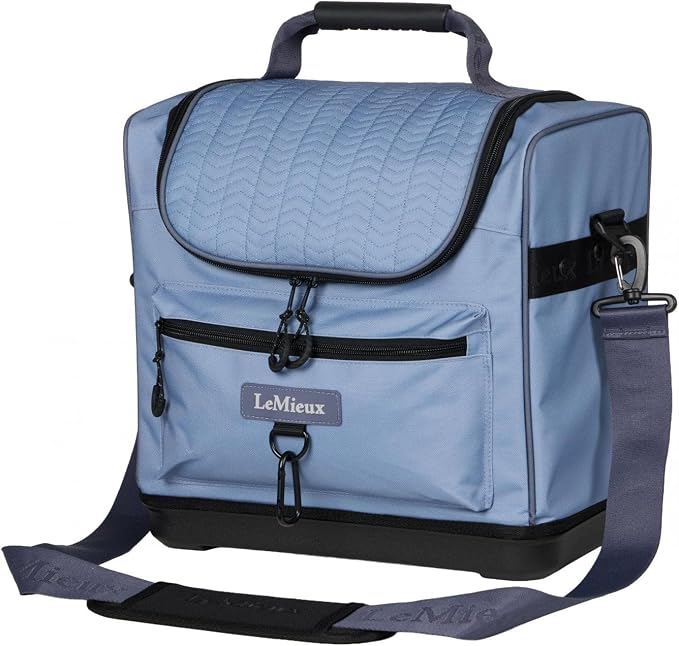 LeMieux Elite Pro Grooming Bag - Horse Grooming Bag - Strong Waterproof Denier Outer - Padded Adjustable Shoulder Strap - One Size by LeMieux