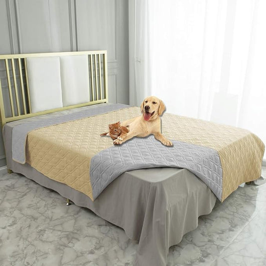 Ameritex Waterproof Dog Bed Cover Pet Blanket for Furniture Bed Couch Sofa Reversible by Ameritex