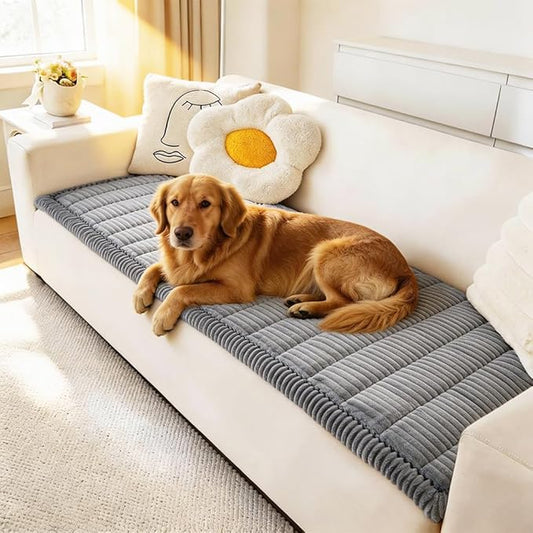 Awjcsv Couch Covers for Dogs Washable, Non Slip Sofa Protector Pet Friendly | Thick, Soft Furniture Cover, Against Pets Hair & Scratch, Fits Leather and Fabric Couches, 27.6" X 70.9" by Awjcsv