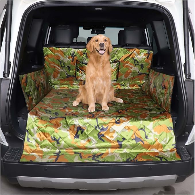 Cargo Liner for Dogs Compatible with Toyota Land Cruiser 250 Prado 2024-2026, Pet Dog Trunk Cargo Liner, Waterproof Anti-Dirty Pet Cargo Cover Dog Seat Mat, with Bumper Flap Protector (Camouflage) by Fgtagtal