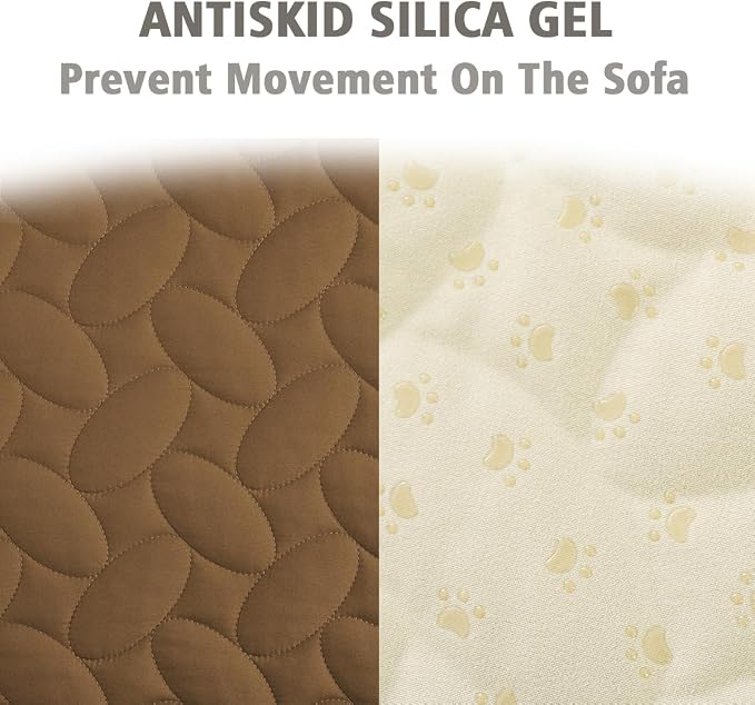 Ameritex Waterproof Pet Bed Cover Anti-Slip Dog Bed Blanket for Sofa and Furniture Waterproof New Pattern Design (Camel, 82x120 Inch (Pack of 1)) - Image 4
