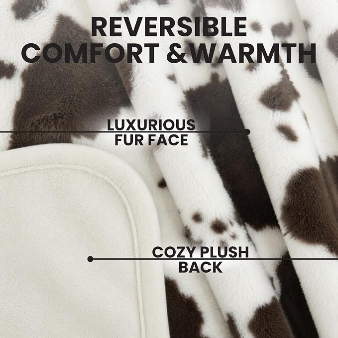 Waterproof Dog Blanket for Cats & Dogs, Washable Couch Cover, Reversible Furniture Protector Blanket, Large Soft Sherpa Fleece, Couch Protector, Pet Throw Blankets, 60" x 70" - Image 4