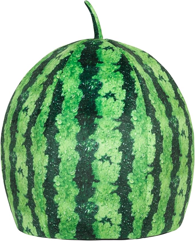 YML Watermelon Pet Bed - Cute Calming Fruit Bed with Removable Cushion for Dogs, Indoor Cats, Rabbits, Small Animals - 20 Inch, Green, Red - Image 4