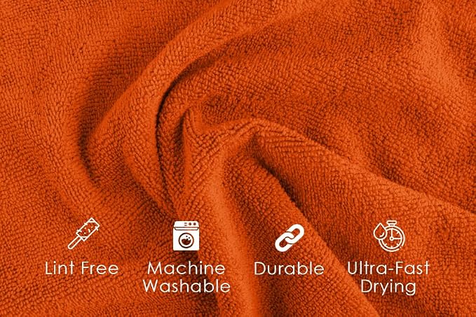 Avalon Towels Microfiber Cleaning Cloths (Value Pack of 36) - Size 16 x 16 Inches, Highly Absorbent Cleaning Rags, Lint Free, Reusable and Washable, Microfiber Towels for Cars - Image 7