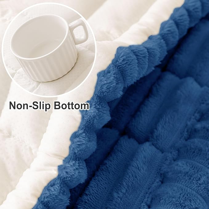 hyha Couch Cover for Dogs, Washable Non Slip Plush Flannel Sofa Protector | Thick Flannel, Silicone Anti-Slip Backing, Pet Hair & Scratch Protection, Fits Sofa & Loveseat (27.6" x 47") - Image 6