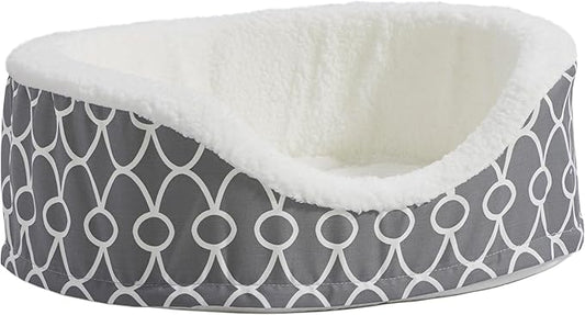 MidWest Homes for Pets Orthoperdic Egg-Crate Nesting Pet Bed w/ Teflon Fabric Protector, Small Gray by MidWestHomesForPets