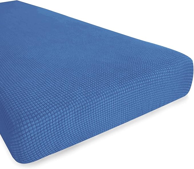 Hokway Stretch Couch Cushion Slipcovers Large Reversible Protector Slipcovers Sofa Cushion Protector Covers(Medium, Frenchblue) by Hokway