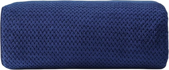 40x80 Inches Bath Sheets Towels for Adults Oversized Bath Towels Extra Large Luxury Super Soft Absorbent Quick Dry Microfiber (Navy Blue,1PCS) by Akzpe