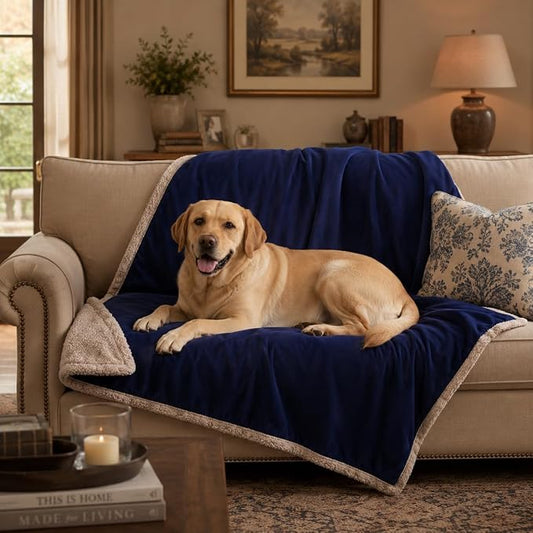 Kritter Planet Waterproof Pet Blanket, Reversible Throw for Dogs and Cats | 50 x 60 Inch, Washable Sofa and Bed Protector, Shields Furniture from Fur, Dirt, Scratches and Everyday Spills by KritterPlanet