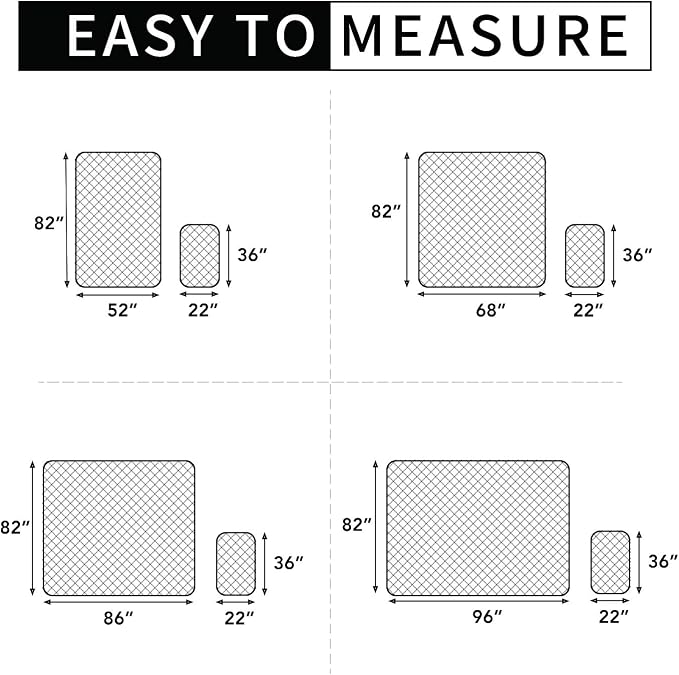 Easy-Going 100% Waterproof Dog Bed Cover, Non-Slip Pet Blanket for Furniture, Washable Couch Cover, Repleasement Sofa Cover (52x82 in,Navy) - Image 7