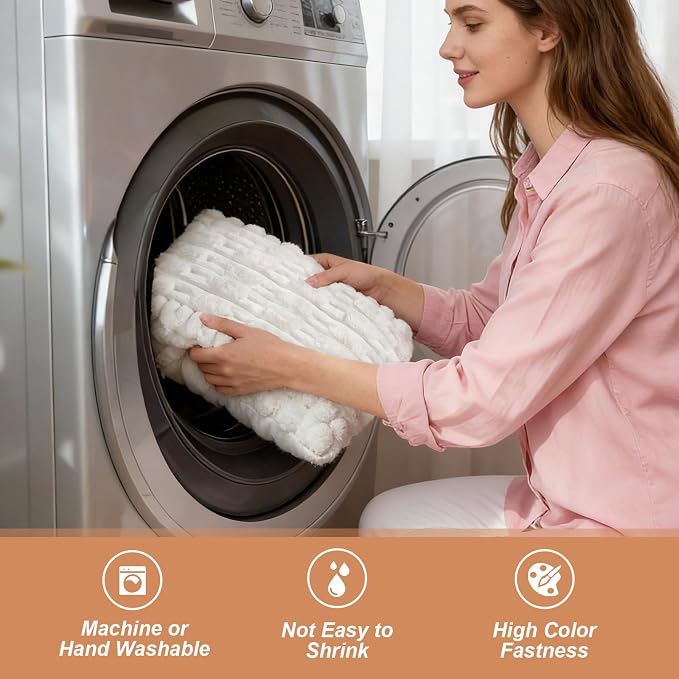Waterproof Dog Couch Cover, Non Slip Pet Sofa Protector, Thick Fuzzy Couch Cover for Dogs, Machine Washable Furniture Protector, Scratch Resistant Pet Couch Mat(White, 28 x 83/70 x 210cm) - Image 7