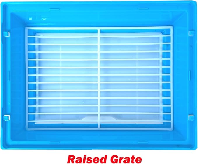 Lot of Ten Aviary Breeding Breeder Bird Cages for Lovebird Finch Parakeet - Mixed Colors (3 Blue Dome Top, 3 Green Roof Top, 4 Yellow Flat Top) - 11.5" W x 9" D x 15.5" H with 3/8" Bar Spacing - Image 6