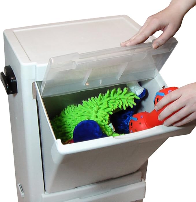 Richell Pet Stuff Tower for Food Storage | Richell Pet Stuff Tower: Ideal for Cats and Dogs. Max Load Capacity 8.8lbs, Includes Foot Pedal and Food Scoop! - Image 3