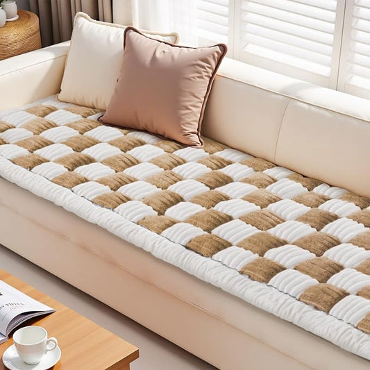 Couch Cushion Cover for dogs Sofa Cover Washable Pet Love Seat Couch Covers for Sofa Slipcovers Couch Protector Blanket for Dog Sofa Cushion Covers for Pet Washable Pad Light Brown 70x150cm/27.6x59in by ODreamyDogs