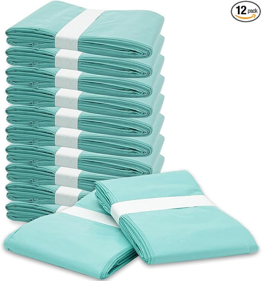 Cat Litter Pail Liner Refills Bags Compatible with Litter Champ Litter Pail, Green, Lightly Scented, 12 Pack by Lisyee