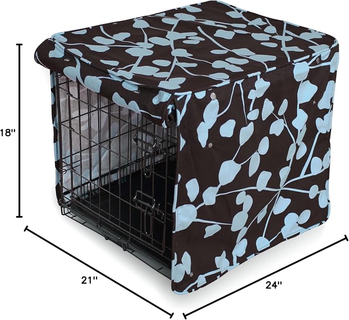 Molly Mutt Your Hand in Mine Dog Crate Cover, 100% Cotton Canvas Cover with 2 Roll-Up Panels, Ideal for Dog or Cat Crate, Durable, Washable, and Free of Harmful Chemicals, 24" x 18" x 21" - Image 8
