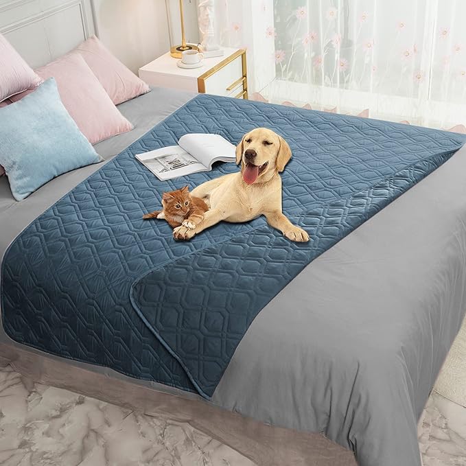 Ameritex Waterproof Blanket Reversible Dog Bed Cover Pet Blanket for Furniture Bed Couch Sofa by Ameritex