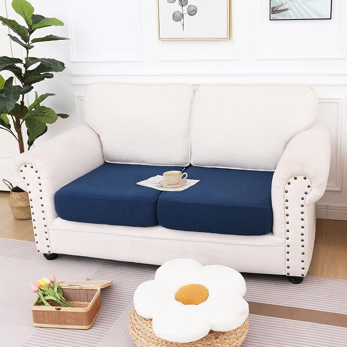 hyha Waterproof Couch Cushion Covers, Anti Slip Sofa Slipcovers for Pets | Waterproof Protection, Thick Jacquard Fabric, Wear Resistant, Anti Slip, Pet Protection (2 Pieces) - Image 5