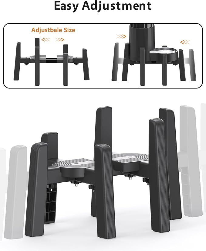 CZPET Dog Water Dispenser Stand, Pet Automatic Feeder Holder [Stand Only] | Elevated Pet Water & Food Bowl for Medium Dogs, Stable and Anti-Slip Raised Bowl - Image 2