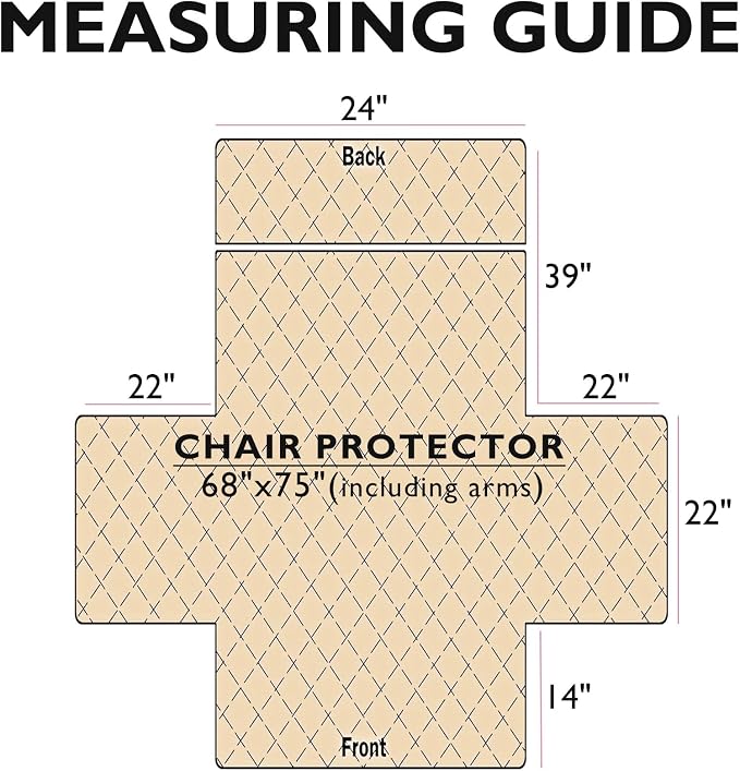 Cmfshape Skidproof Sofa Cover-Boho Sofa Slipcover with Elastic Straps-Easy Fit Slip Cover-Bohemian Washable Furniture Protector for Pets and Kids(Chair,Blue) - Image 6