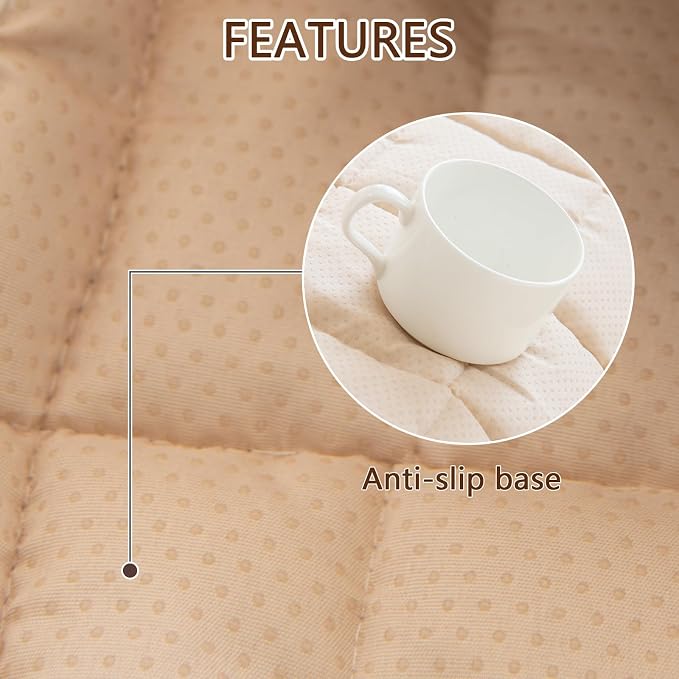 Thick Pet Couch Covers for Sofa (27.6"x70.9",Stripe White) | Soft Sofa Covers for 3 Cushion Couch, Machine Washable，Non Slip Sofa Cover, Flannel Dog Pet Friendly Couch Covers Protector - Image 5