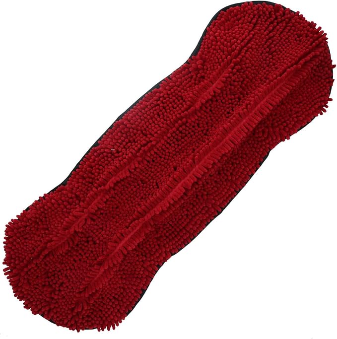Extremely Absorbent Red Microfiber Dog Cat Pet Noodle Towel Quick Drying - Image 2