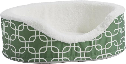 MidWest Homes for Pets Orthoperdic Egg-Crate Nesting Pet Bed w/Teflon Fabric Protector, Small Green by MidWestHomesForPets