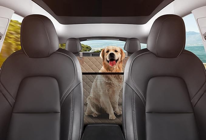 GXT Dog Back Seat Cover Protector for Cars SUV and Trucks with Mesh Window, Scratchproof Nonslip and Waterproof Material - Image 6
