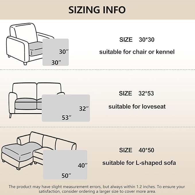 gogobunny 100% Double-Sided Waterproof Dog Bed Cover Pet Blanket Sofa Couch Furniture Protector for Puppy Large Dog Cat, Reversible (30x30 Inch (Pack of 1), Dark Chocolate/Light Chocolate) - Image 4