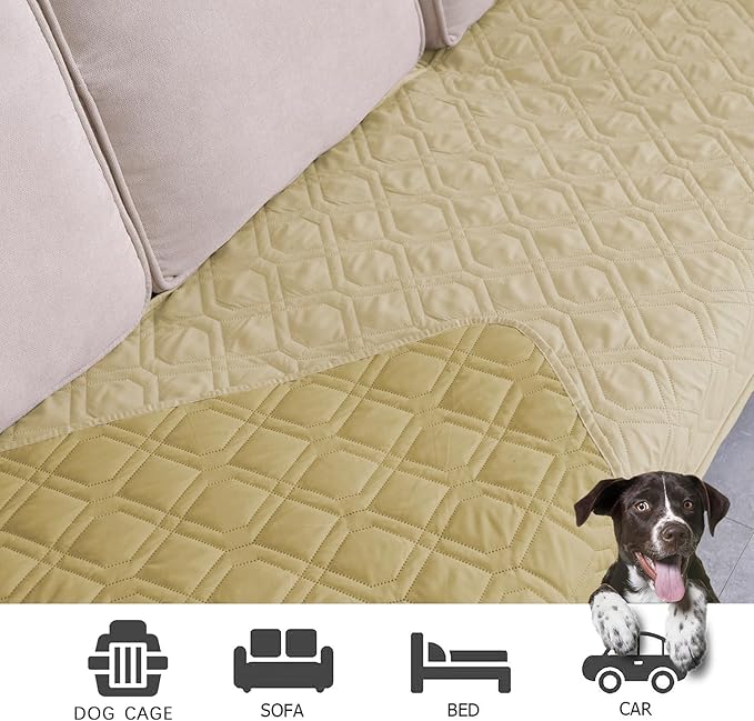 Ameritex Waterproof Dog Bed Cover Pet Blanket for Furniture Bed Couch Sofa Reversible - Image 3