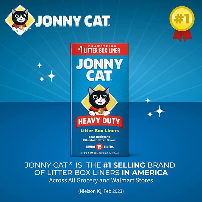 Jonny Heavy Duty Cat Litter Box Liners (Pack of 12), Cat litter Box Liners Jumbo, 5 Liners Box - Image 7