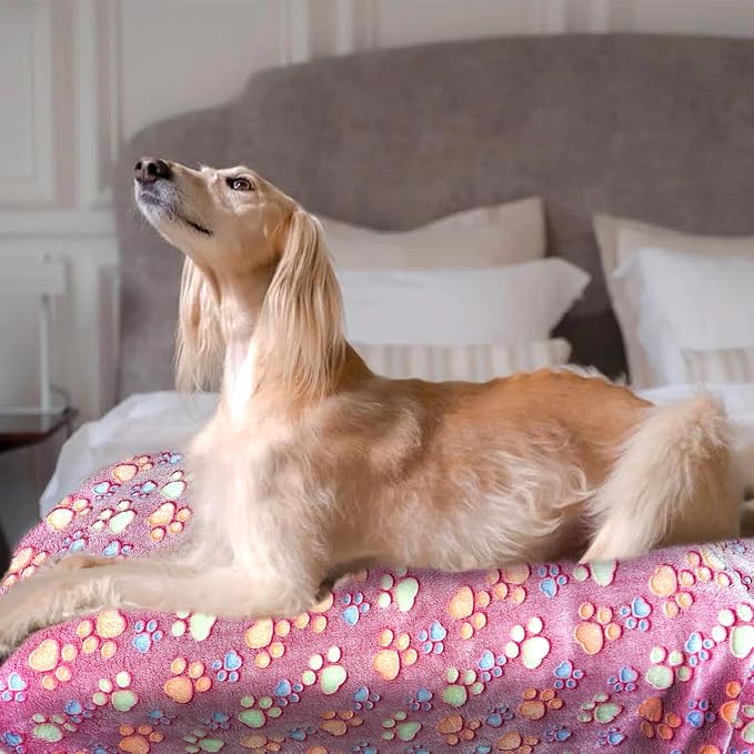 Dog Blankets for Medium Large Dogs Washable, 3 Pack Pet Blanket Washable 41" x 31", Fuzzy Soft Puppy Throw Cover for Kennel Crate Bed - Image 7