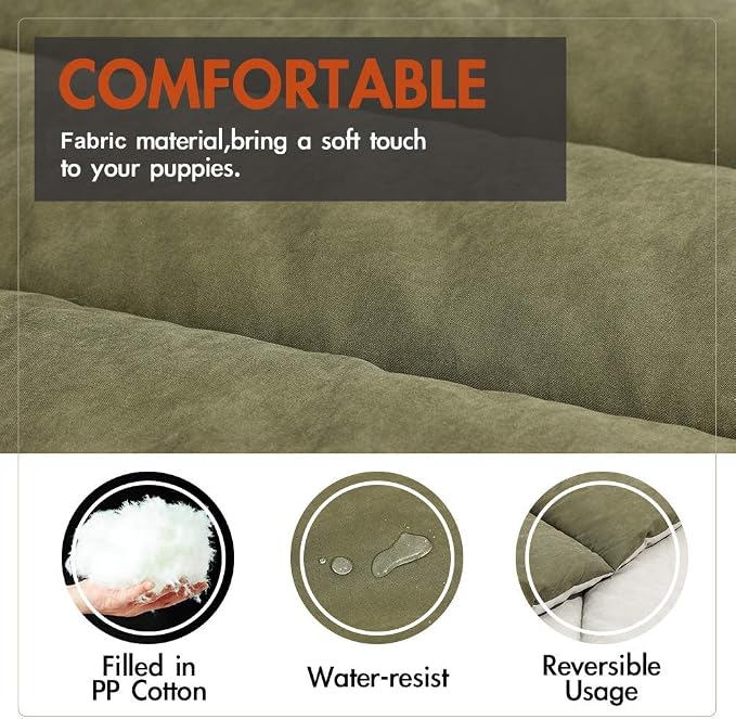 CHEERHUNTING Outdoor Dog Bed, Waterproof, Washable, Large Size, Durable, Water Resistant, Portable and Camping Travel Pet Mat - Image 4